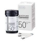Blood Glucose Test Strips Glucocard® 50 Strips per Pack - BeHope