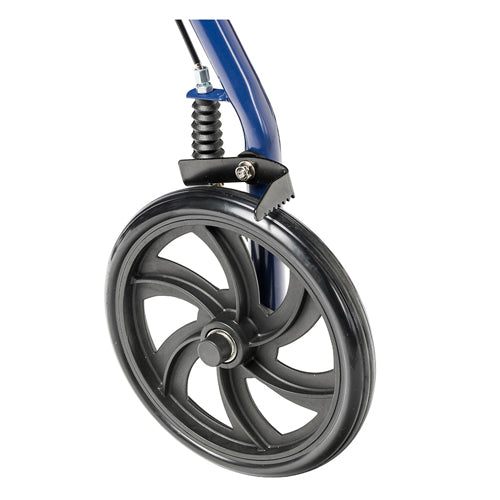 4 Wheel Steel Rollator w/7�  Casters & Basket- Loop-Blue