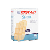 Adhesive Strip American White CrossÂ® First Aid Plastic Sheer Sterile - BeHope