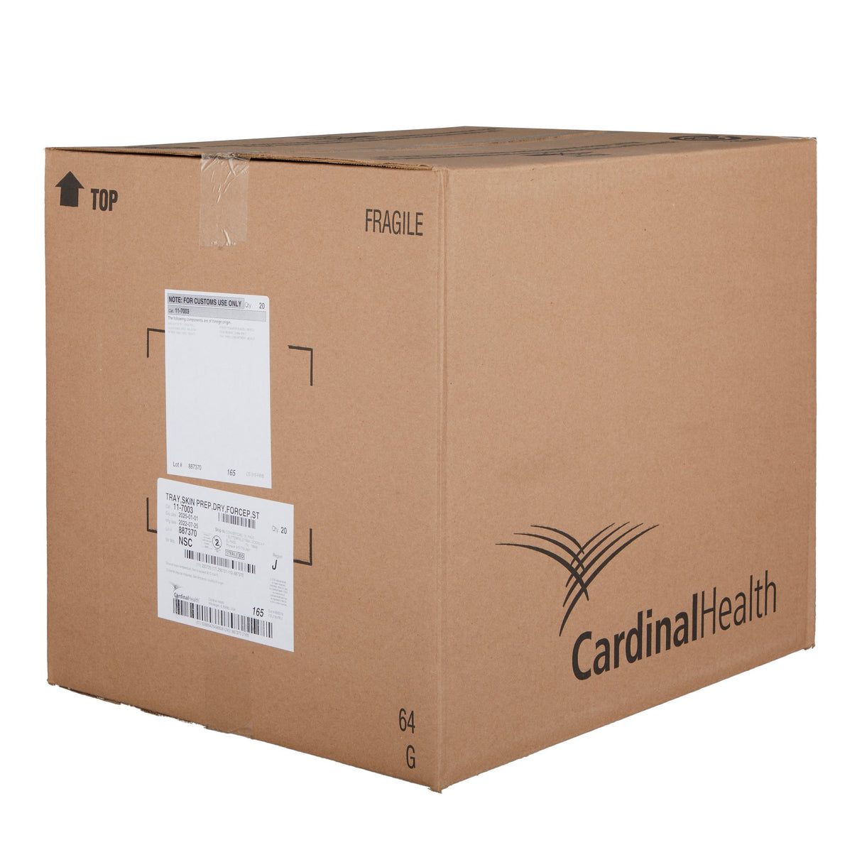 Dry Skin Prep Scrub Tray Cardinal Health™ - BeHope