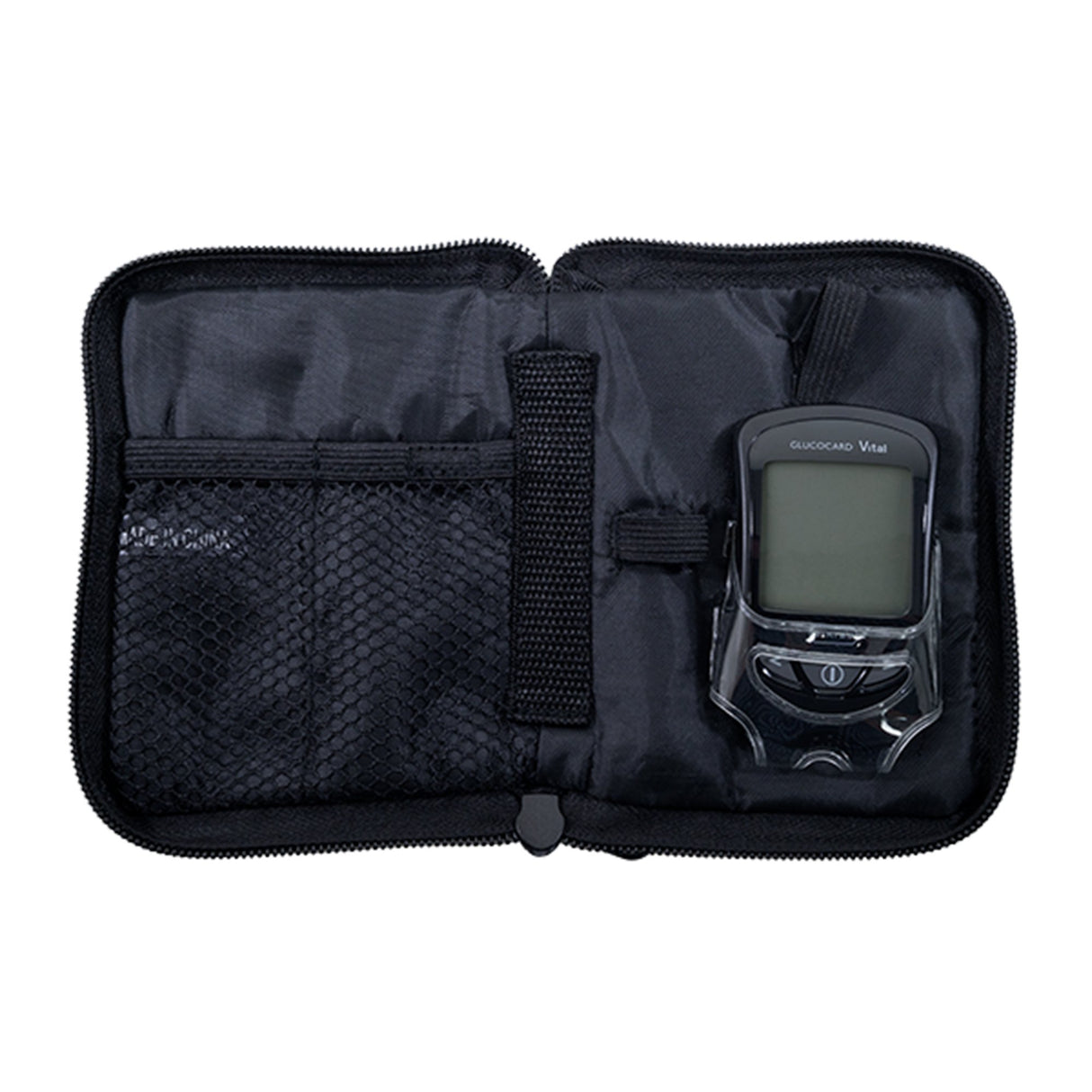 Diabetic Carry Case Assure® Prism Zip Up Black For use wth Blood Glucose Monitor - BeHope