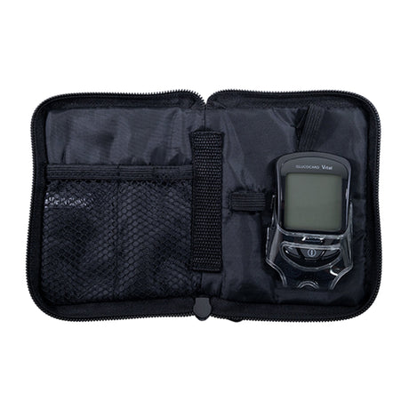 Diabetic Carry Case Assure® Prism Zip Up Black For use wth Blood Glucose Monitor - BeHope
