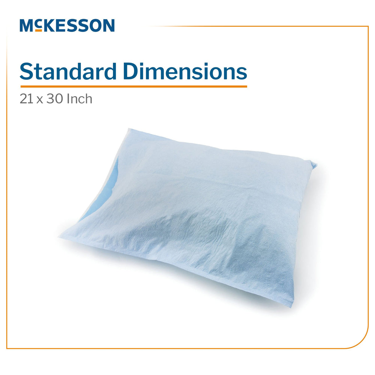 Pillowcase Mckesson Standard Disposable Tissue Poly - BeHope