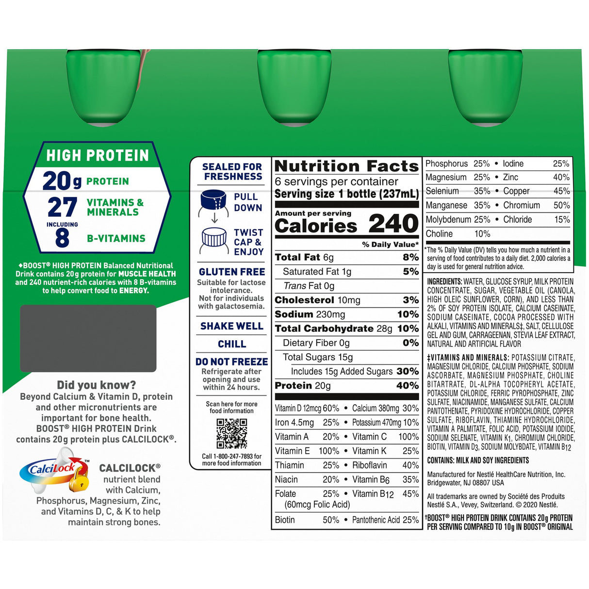 Boost® High Protein Nutritional Drink for Muscle and Immune Support - BeHope