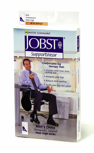 Jobst Robe pour homme 8-15 Genou Hi X-Large Kaki