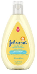 Baby Shampoo and Body Wash Johnson's® Baby Head-to-Toe® 1.7 oz. Flip Top Bottle Scented - BeHope