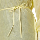 Protective Procedure Gown QuickComply™ X-Large Yellow NonSterile AAMI Level 2 Disposable - BeHope