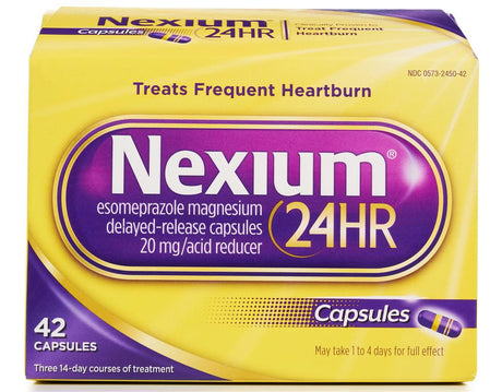 Antacid Nexium 24 Hr Capsules for 24 Hour Frequent Heartburn Relief - BeHope