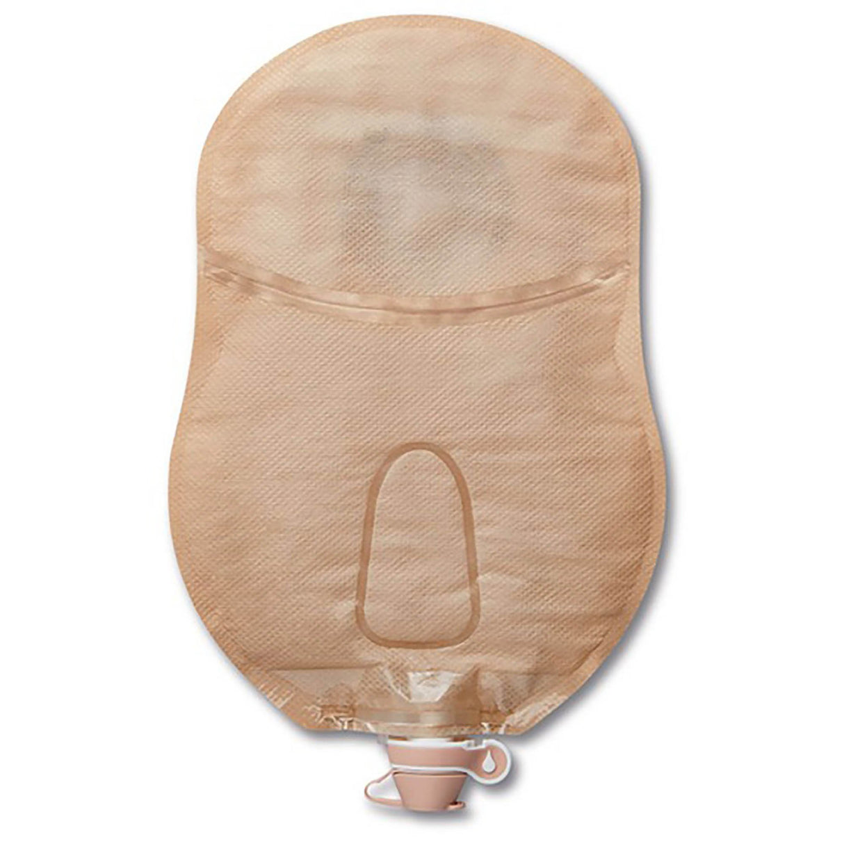 Urostomy Pouch CeraPlus™ One-Piece System 9 Inch Length Soft Convex, Trim to Fit Up to 2-1/8 Inch Stoma - BeHope
