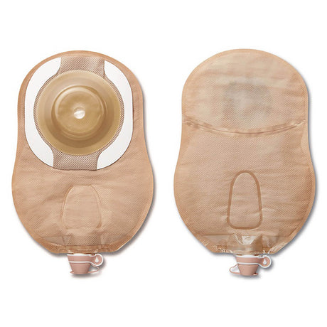 Urostomy Pouch CeraPlus™ One-Piece System 9 Inch Length Soft Convex, Trim to Fit Up to 2-1/8 Inch Stoma - BeHope