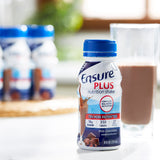 Oral Supplement Ensure® Plus Nutrition Shake Milk Chocolate Flavor Liquid 8 oz. Bottle - BeHope