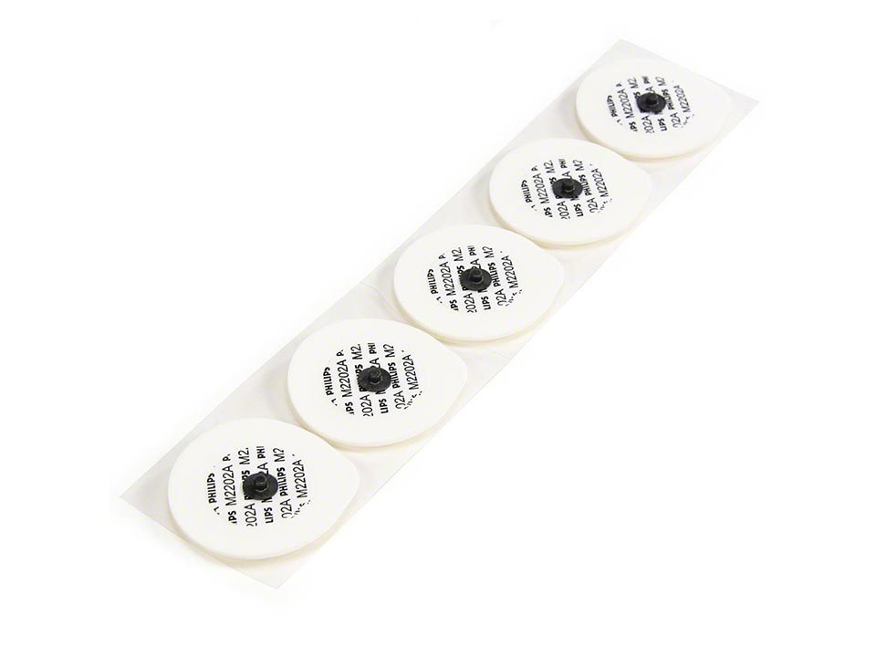 ECG Monitoring Electrode Philips™ Wet Gel Foam Snap Connector Radiolucent - BeHope