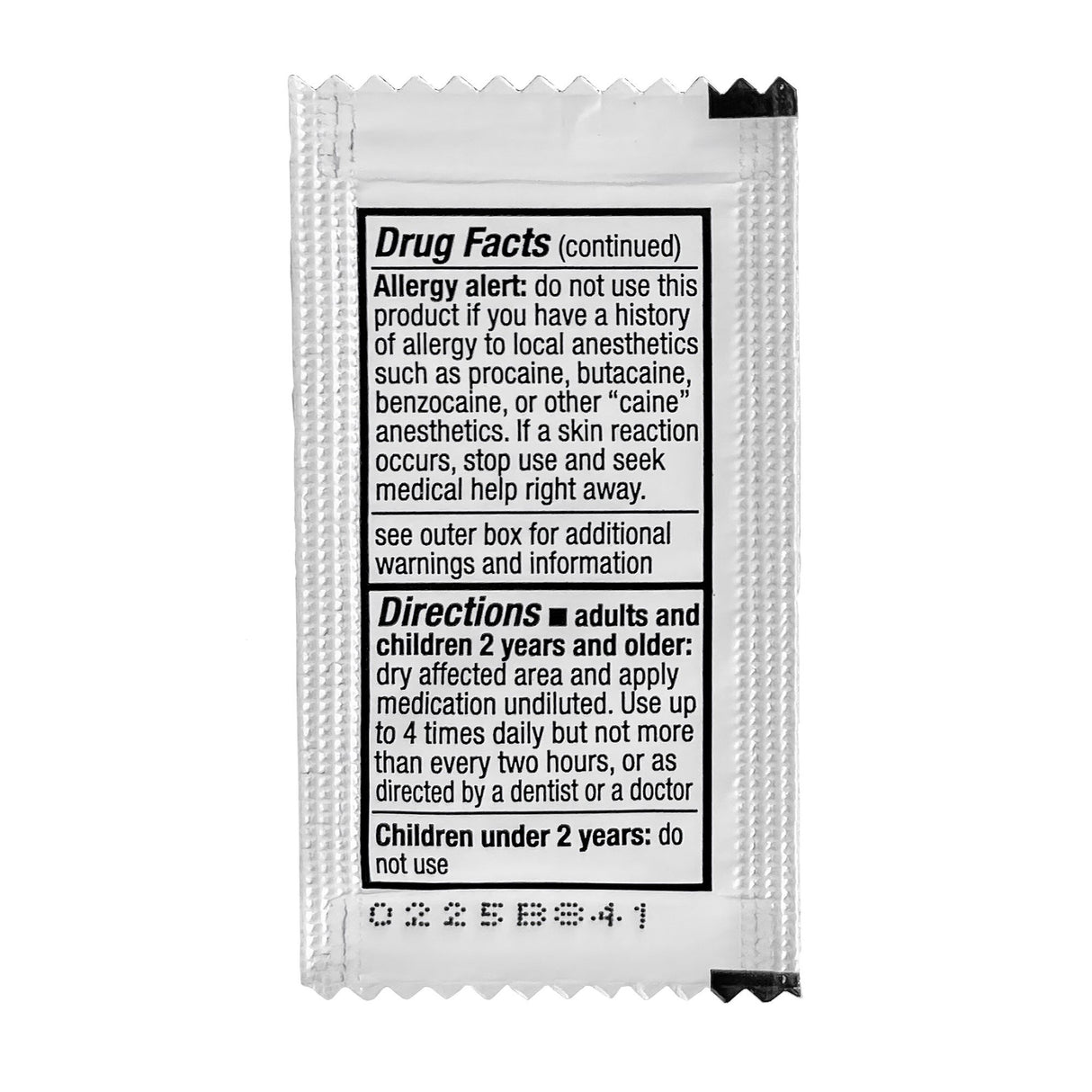 Oral Pain Relief McKesson 20% Strength Benzocaine Oral Gel 0.75 Gram - BeHope