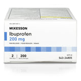 Pain Relief McKesson 200 mg Strength Ibuprofen Unit Dose Tablet 200 per Box - BeHope