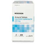 Antacid McKesson Brand 420 mg Strength Tablet 250 Packets per Box, 2 Tablets per Packet - BeHope