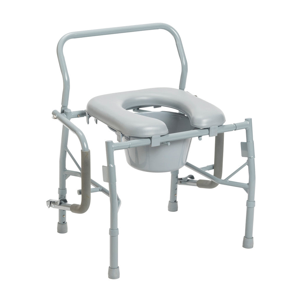 Drop Arm Steel Commode -BeHope