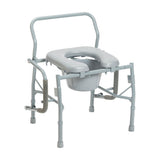 Drop Arm Steel Commode -BeHope