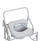 Drop Arm Steel Commode -BeHope