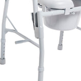 Drop Arm Steel Commode -BeHope