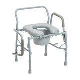 Drop Arm Steel Commode -BeHope