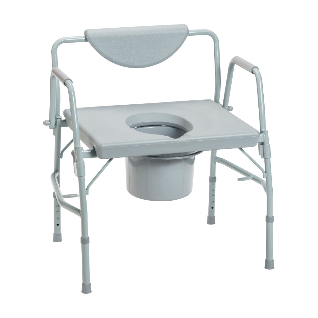 Deluxe Bariatric Drop-arm Commode - BeHope