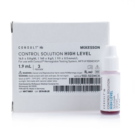 Control Consult™ Hb Hemoglobin High Level 3 X 1.9 mL - BeHope