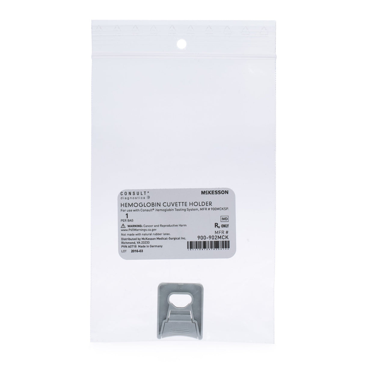Mckesson Consult™ Hb Hemoglobin Microcuvette Holder Replacement - BeHope