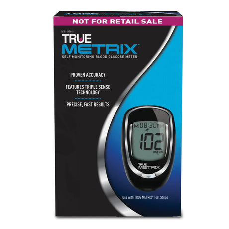 Blood Glucose Meter True Metrix® Accurate Reliable Monitoring with Triple Sense - BeHope