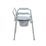Folding Steel Commode Combo With Absorbent Commode Liners - BeHope
