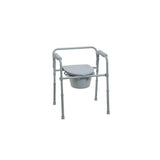 Folding Steel Commode Combo With Absorbent Commode Liners - BeHope