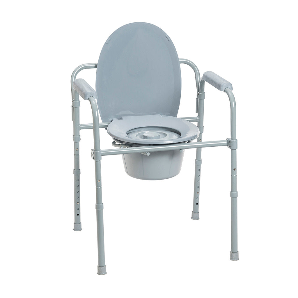 Folding Steel Commode -BeHope