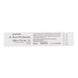 Blunt Fill Needle McKesson 18 Gauge Blunt - BeHope
