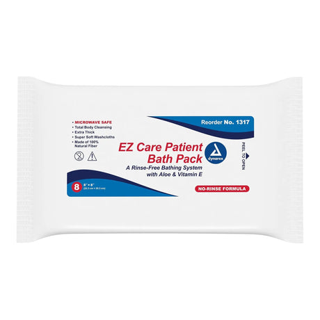 Rinse-free Bath Wipe Ez Care™ Pre-moistened Gentle Skin Cleansing - BeHope