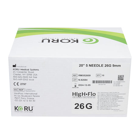 Sub-q Infusion Set High-flo™ Flexible Flying Hinge for Comfort - BeHope