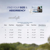 Bladder Control Pad Abena™ Light Extra 13 Inch Length Light Absorbency Fluff / Polymer Core One Size Fits Most - BeHope