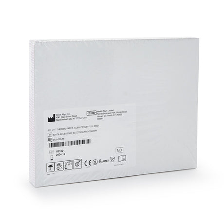 Recording Chart Paper Z-Fold Red Grid - BeHope