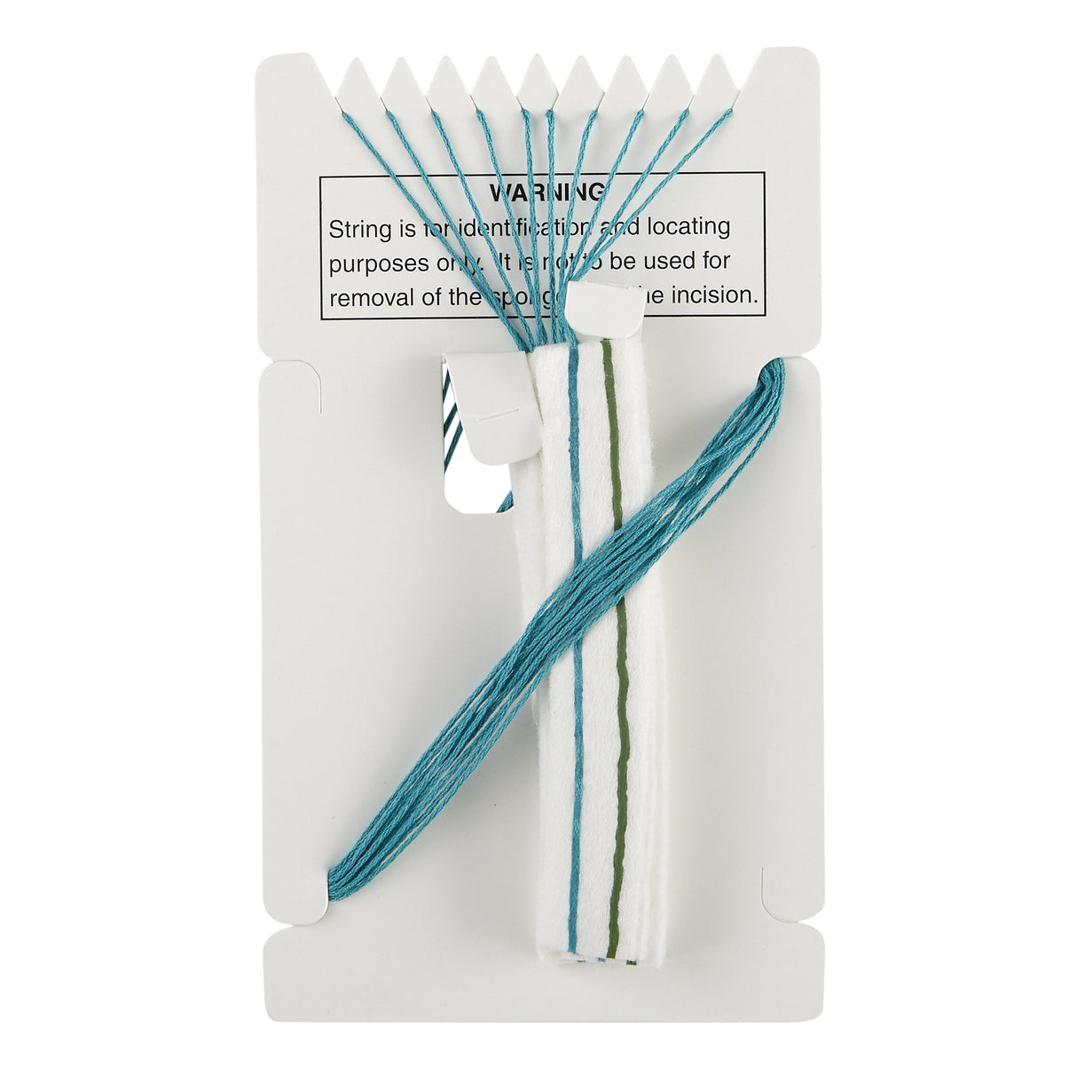 Surgical Neuro Sponge X-Ray Detectable Rayon 1/2 X 3 Inch 10 Count Soft Pack Sterile - BeHope