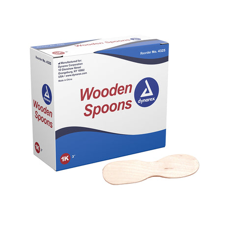 Medical Wooden Spoon Dynarex Double Ended for Medication - BeHope