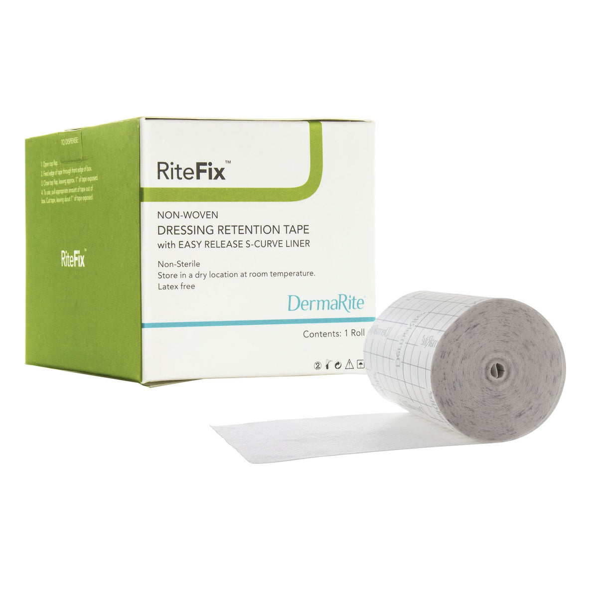 Dressing Retention Tape Ritefix™ Water Resistant Hypoallergenic Nonwoven Gentle Skin - BeHope