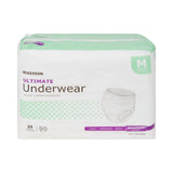 Absorbent Underwear McKesson Pull On with Tear Away Seams Adult Medium Unisex Disposable Heavy Absorbency - BeHope