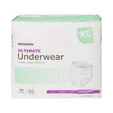 Absorbent Underwear McKesson Pull On with Tear Away Seams Adult X-Large Unisex Disposable Heavy Absorbency - BeHope
