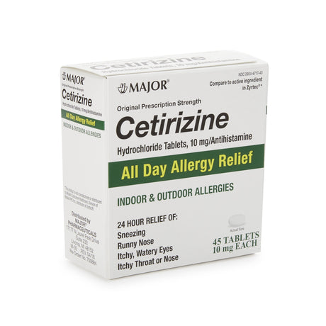 Major® Cetirizine Hcl 24 Hour Allergy Relief Tablets - BeHope