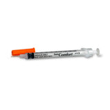 Standard Insulin Syringe with Needle Surecomfort® 1 mL 5/16 Inch 29 Gauge NonSafety Regular Wall - BeHope