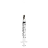 Standard Hypodermic Syringe with Needle Sol-M™ 3 mL 1-1/2 Inch 22 Gauge NonSafety Regular Wall - BeHope