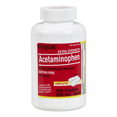Acetaminophen Caplet Major® Pain Reliever Fever Reducer - BeHope