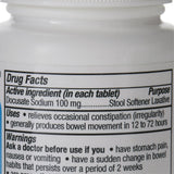 Stool Softener Tablet 100 per Bottle 100 mg Strength Docusate Sodium - BeHope