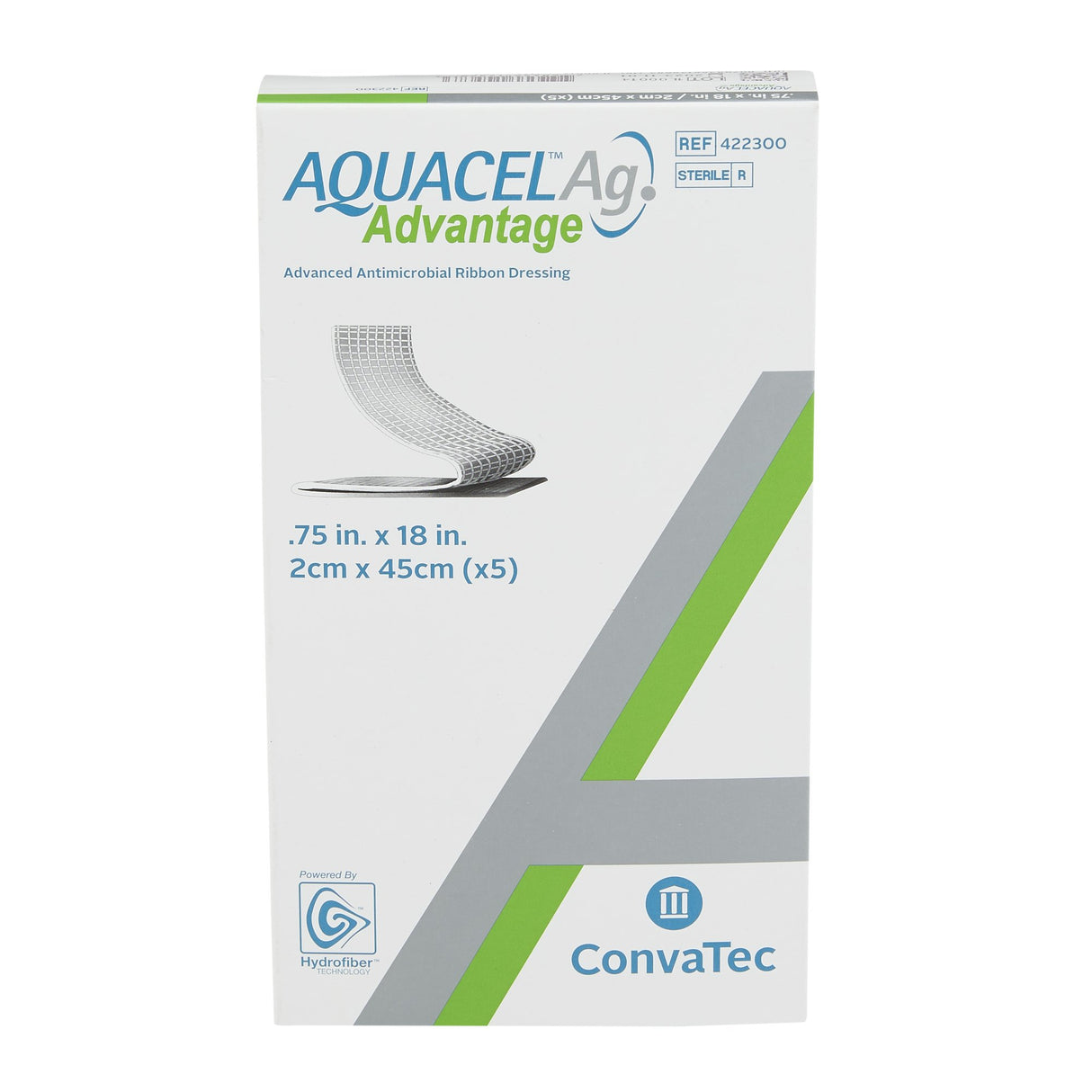 Silver Hydrofiber Dressing Aquacel® Ag Advantage Antimicrobial Sterile - BeHope