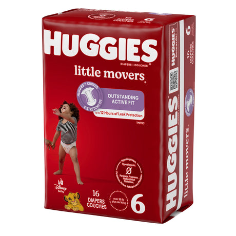 Huggies® Little Movers Disposable Baby Diapers Stretchy Fit Active Babies - BeHope