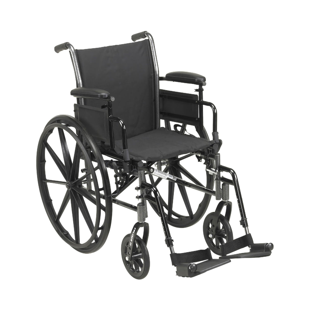 McKesson Lightweight Wheelchair with Flip Back Desk Arms and Elevating Leg Rests - BeHope