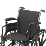 McKesson Lightweight Wheelchair with Flip Back Desk Arms and Elevating Leg Rests - BeHope